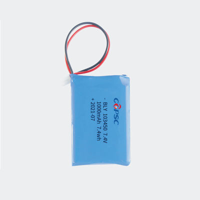 7.4V 1000mAh اسباب بازی های الکترونیکی باتری لیتیوم